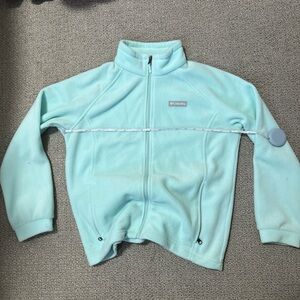 Columbia Soft Blue Fleece Jacket